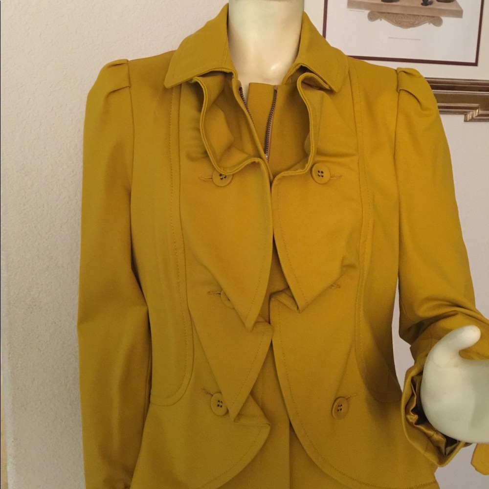 INC Ruffle Zip Jacket - Picture 2 of 6